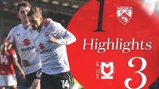 Morecambe v MK Dons Highlights [upl. by Tedda]