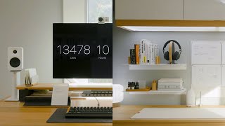 DIY Custom Desk Setup – Designing My Home Office [upl. by Nayb]