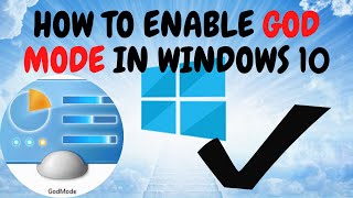 Enable God Mode in Windows 10  LotusGeek [upl. by Diraj]