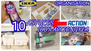 10 ASTUCES✨️100 ACTIONIKEA✨️ORGANISATION RANGEMENT cleaninghacks clean organisation rangement [upl. by Werdnael707]