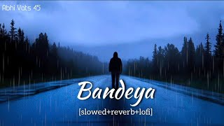 Chal Chal Ve Tu Bandeya Song ♪♪♪  Slowedreverblofi  Arijit Singh  lofi viral  Dil Junglee [upl. by Yacov123]