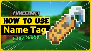 How To Use Name Tag in Minecraft  Quick amp Easy Guide [upl. by Akemat]