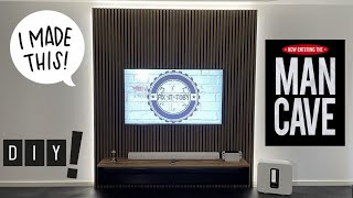 DIY  TV Wand aus Akustikpaneelen mit smarter LED Beleuchtung [upl. by Aivatahs502]