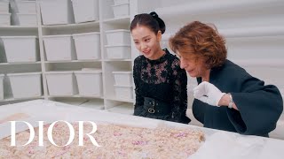 JISOOs exclusive tour of the Dior archives [upl. by Kensell]