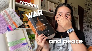 I was challenged to war and found peace 😤🤝 FINISHING WAR AND PEACE or did it finish me [upl. by Charlena]