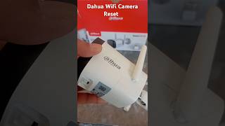 Dahua Wifi Camera Reset [upl. by Starr]