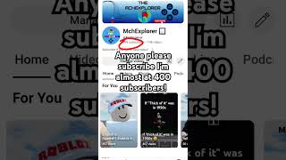 Please subscribe I almost reach 400 Subscriber mchexplorer roadto400subs [upl. by Adnohrahs]