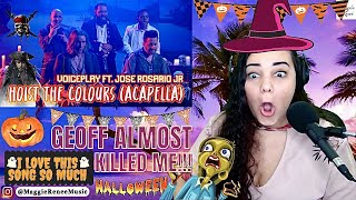 Opera Singer Reacts to Voiceplay  Hoist the Colours Acapella Ft Jose Rosario Jr  LIVE REACTION [upl. by Naniac]