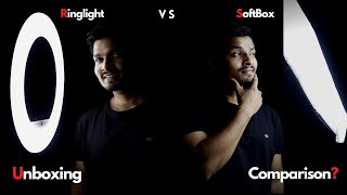 Best Light for Youtube Videos 2021 🔥  Digitek RingLight vs Godox SoftBox Comparison🔥🔥 in Hindi [upl. by Ettesel45]