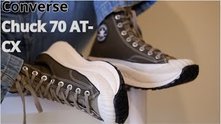 Converse Chuck 70 ATCX  review of green canvas trainers on interesting platform [upl. by Eissed]