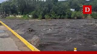 Así llegaba la creciente a Carlos Paz [upl. by Oniratac556]