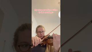 My clean practice routine 🎶 violin morning routine classicalmusic violin [upl. by Jariah]