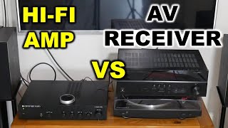 Cambridge Audio A1 Mk1 Vs Yamaha RX V581 AV Receiver Sound Comparison [upl. by Ihsakat]