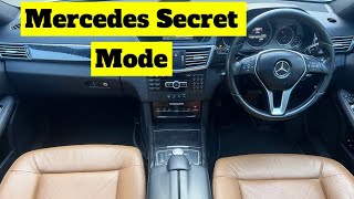 How to turn on dyno mode in Mercedes W212 E Class [upl. by Mylor]