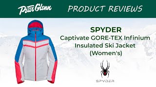 Spyder Captivate GORETEX Infinium Insulated Ski Jacket Review [upl. by Barbey83]