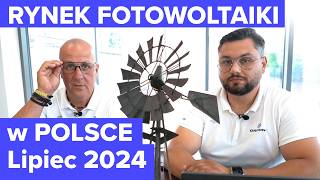 Aktualna sytuacja na rynku fotowoltaiki w Polsce  LIPIEC 2024 Fotowoltaika w Polsce [upl. by Ul]