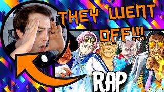 UNIQUE CYPHER  ONE PIECE MARINE RAP CYPHER  RUSTAGE REACTION [upl. by Aisercal248]