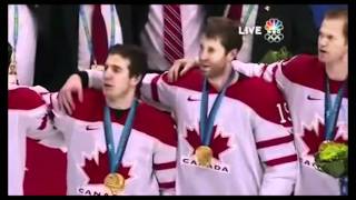 National Anthem of Canada after winning the gold medal during Olympic gamempg [upl. by Noemad]