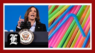 Straw poll Harris adds another ban to the list of things she’s flipflopped on [upl. by Nesnej700]