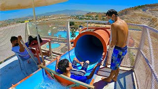 Anaconda Water Slide at Albercas El Vergel Water Park [upl. by Lechner]