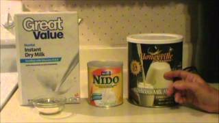 Differences in Powdered Milk [upl. by Seyer]