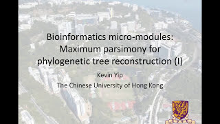 09 Maximum parsimony for phylogenetic tree reconstruction I [upl. by Kylah800]