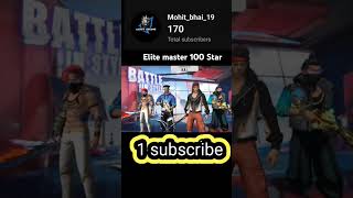 cs new season 27 master to Elite master 100 star💥💥💥shorts freefire mohitbhai6319 song [upl. by Poyssick]