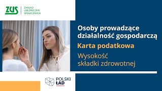 Karta Podatkowa a składka zdrowotna  przykład Polski Ład [upl. by Nahseez872]