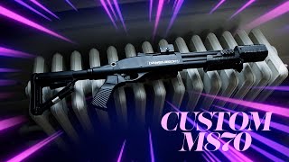 My Custom M870 Build airsoft [upl. by Harat71]