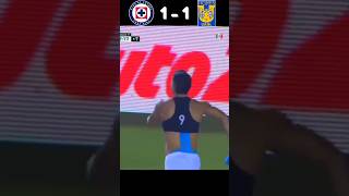 Cruz Azul vs Tigres J17 Apertura 2024 shorts ligamx football tigres cruzazul [upl. by Edmund]