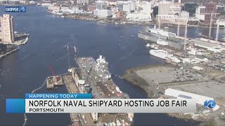 Norfolk Naval Shipyard to host job fair Saturday [upl. by Eedissac544]