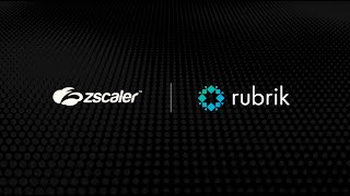 Zscaler  Rubrik Delivering endtoend Zero Trust security [upl. by Niloc]