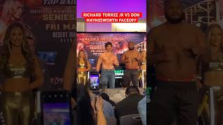 RICHARD TORREZ JR VS DON HAYNESWORTH FACEOFF [upl. by Lleunamme]