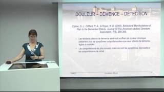 Détection et évaluation de la douleur de la maladie dAlzheimer [upl. by Aikym]