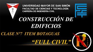 ITEMS DE BOTAGUASCONSTRUCCION DE EDIFICIOSCLASE Nº7 [upl. by Drobman]