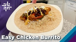 Chicken Burrito  Living Plus [upl. by Ardnaek]