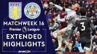 Aston Villa v Leicester City  PREMIER LEAGUE HIGHLIGHTS  120819  NBC Sports [upl. by Nazarius]