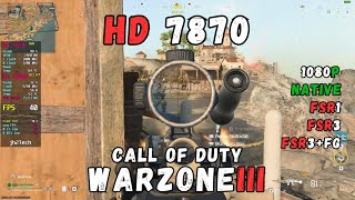 HD 7870 2GB  COD Warzone  1080p Basic Settings  FSR3FSR1Native  FG Ryzen 5 7600X in 2024 Nice [upl. by Hege]