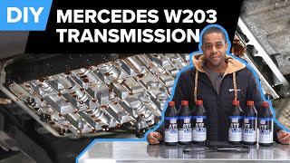 MercedesBenz W203 C280 Transmission Service DIY Mercedes 7226 Transmission Fluid Change [upl. by Teak]