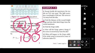 Equation of bandwidth  Youngs double slit experiment  12th standard physics [upl. by Xuaeb160]