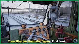 Trans Siberian Railway Simulator Demo First Look Driving amp Coupling the Train in Western New Siberia [upl. by Nyleimaj75]