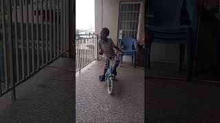 Highlight 000 – 319 from Helping an athetoid cerebral palsy boy to ride bicycle [upl. by Nebur]