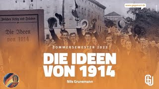 Die Ideen von 1914 0306  Johann Plenge  Kriegswirtschaft und Volksgemeinschaft [upl. by Nason]