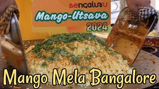 Mango Mela 2024 Bangalore Basavanagudi Mango Utsava April Bengaluru MANGO FOOD ITEMS  Khana Mubarak [upl. by Senzer]