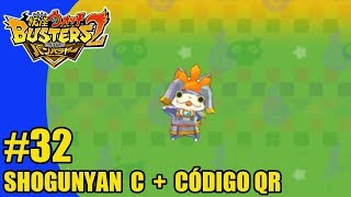 Se une SHOGUNYAN CRISTAL  QR  Consiguiendo a BUSHINYAN C  32 Yokai Watch Busters 2 Magnum [upl. by Themis]