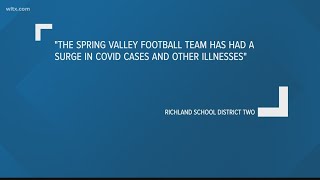 Richland 2 cancels varsity football game due to COVID flu cases [upl. by Amron]