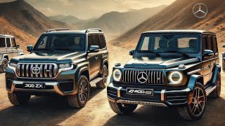 Toyota Land Cruiser 300 ZX vs MercedesBenz G Class 400d AMG Line Detail [upl. by Efar]