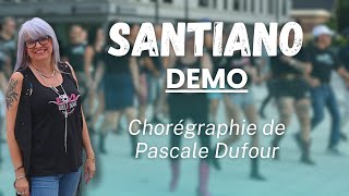 Santiano  LINE DANCE DEMO [upl. by Jablon]