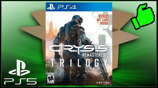 Crysis Remastered Trilogy PS4 UnboxingOfflineReview [upl. by Arolf]