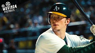 Hattebergs Homerun Victory Moment  Moneyball Brad Pitt Jonah Hill [upl. by Alyosha]